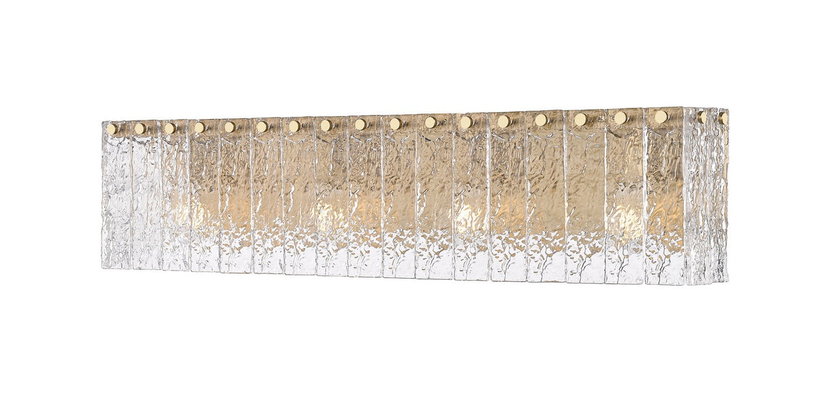 Barre d'éclairage de salle de bain Glacier Or moderne, 31 1/4" – Z-Lite