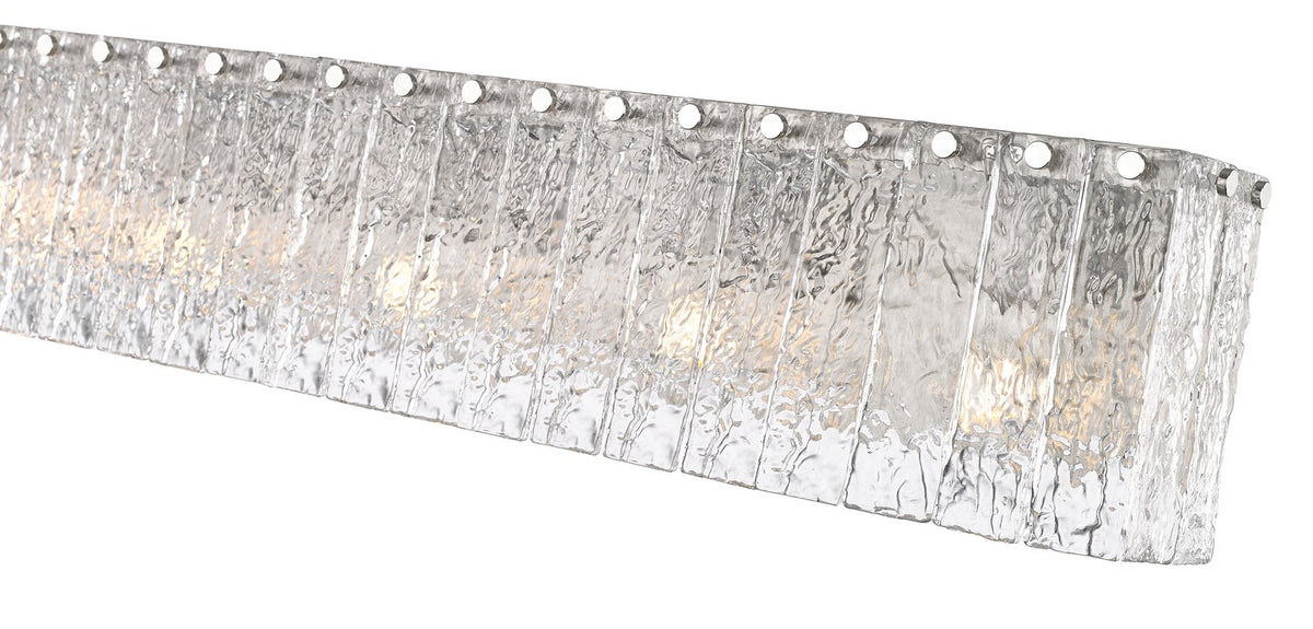 Barre d'éclairage de salle de bain Glacier Nickel brossé, 36 3/4" – vue 5