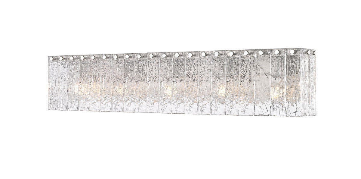 Barre d'éclairage de salle de bain Glacier Nickel brossé, 36 3/4" – Z-Lite