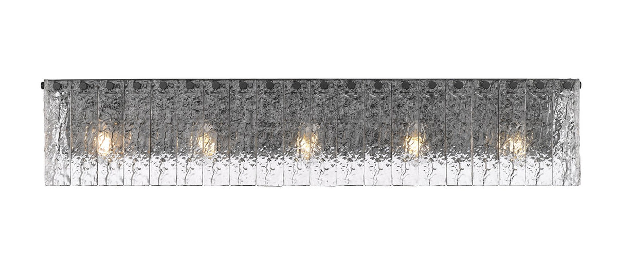 Barre d'éclairage de salle de bain Glacier Noir mat, 36 3/4" – vue 3
