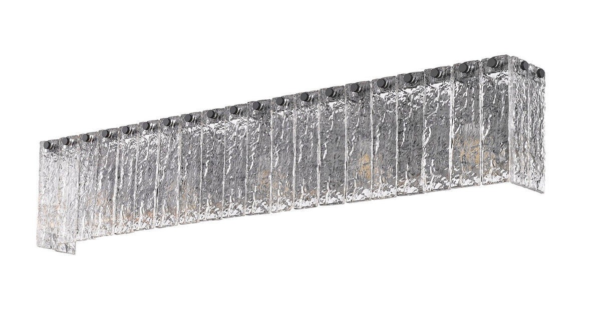 Barre d'éclairage de salle de bain Glacier Noir mat, 36 3/4" – vue 4