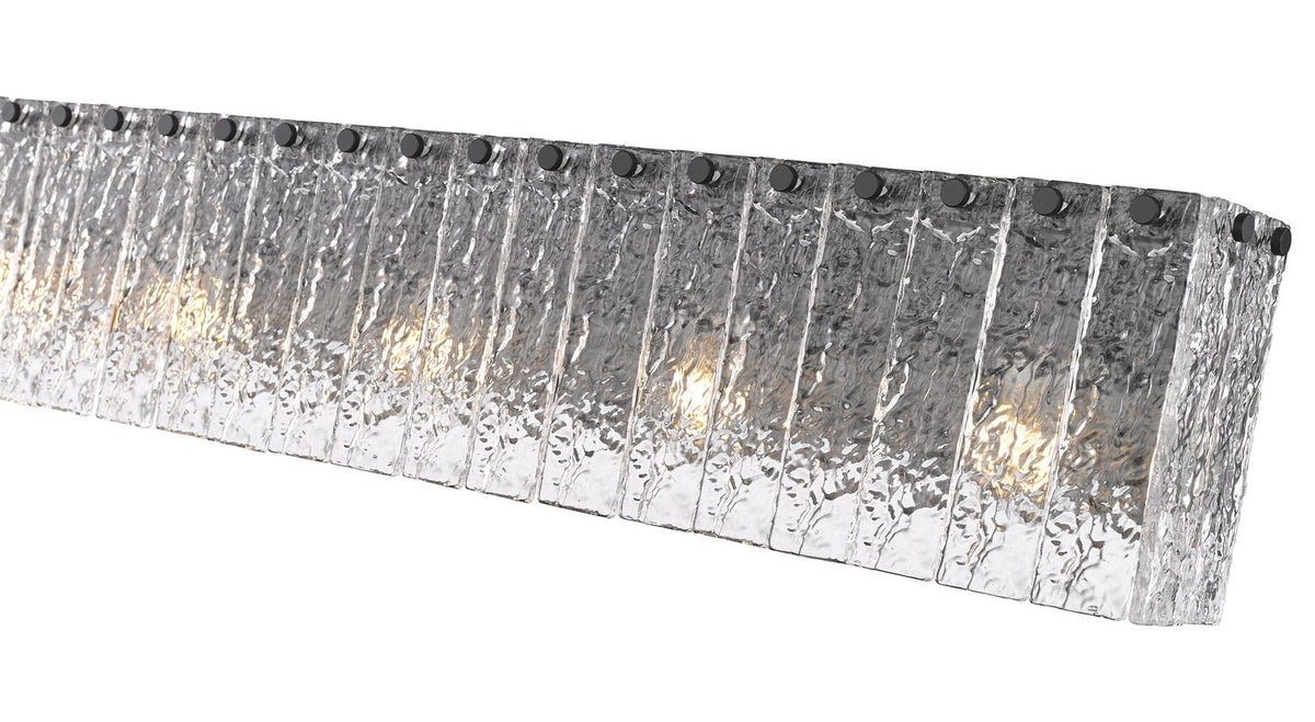 Barre d'éclairage de salle de bain Glacier Noir mat, 36 3/4" – vue 5