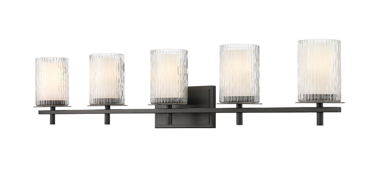 Luminaire de vanité Grayson Noir mat, 40" – Z-Lite