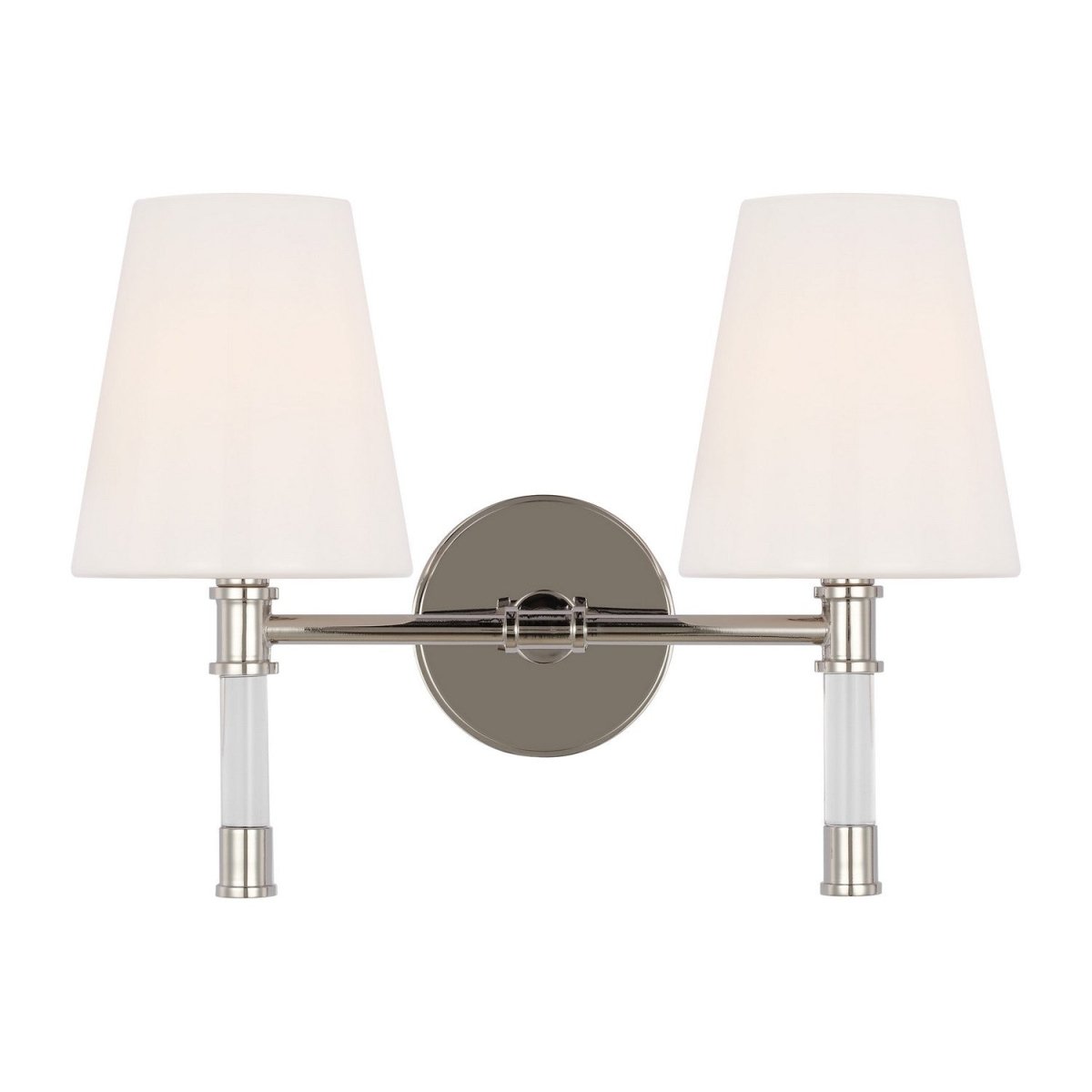 Luminaire de vanité Hanover - Nickel poli 15" by Visual Comfort Studio | Luminaires & cie