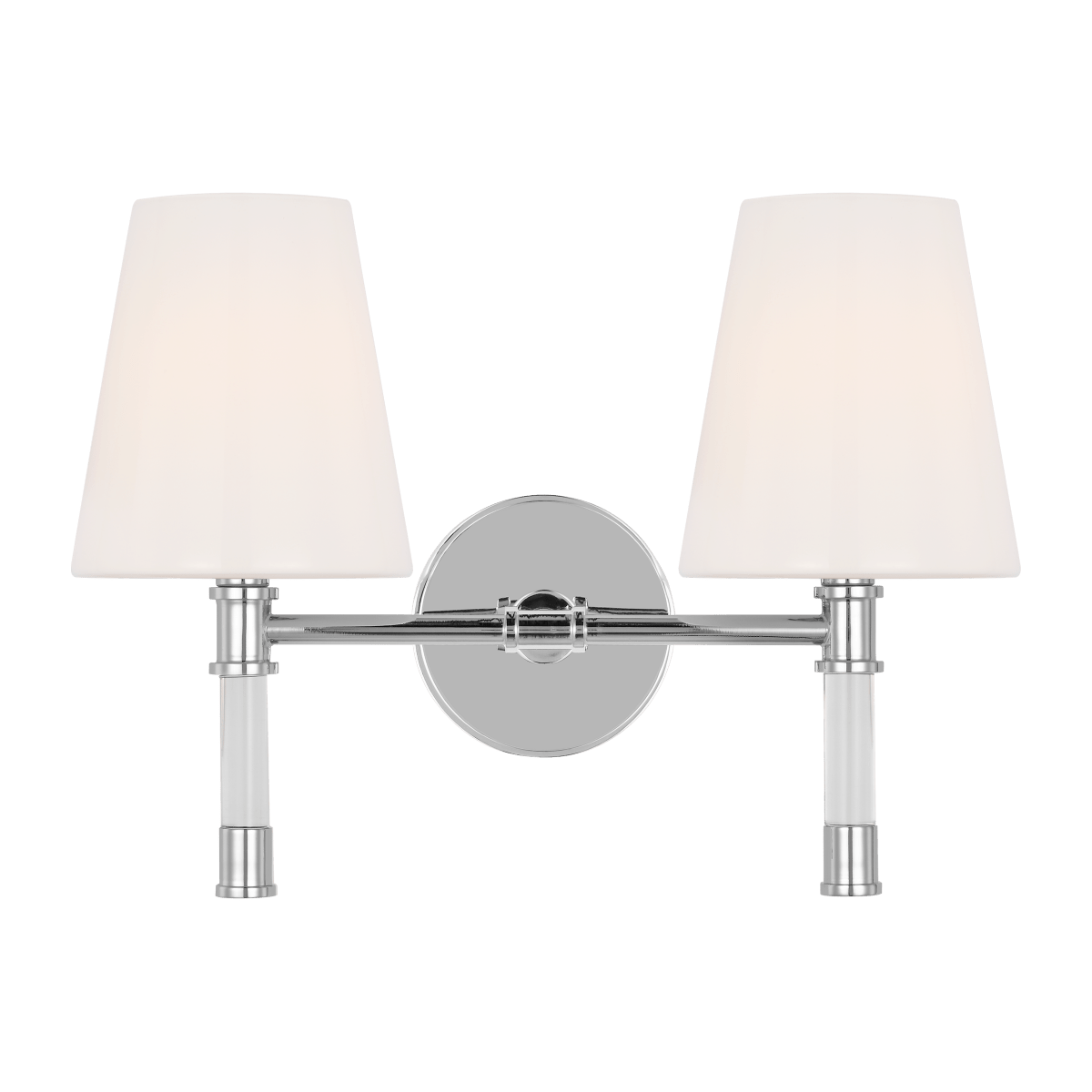 Luminaire de vanité Hanover - Nickel poli 15" by Visual Comfort Studio | Luminaires & cie