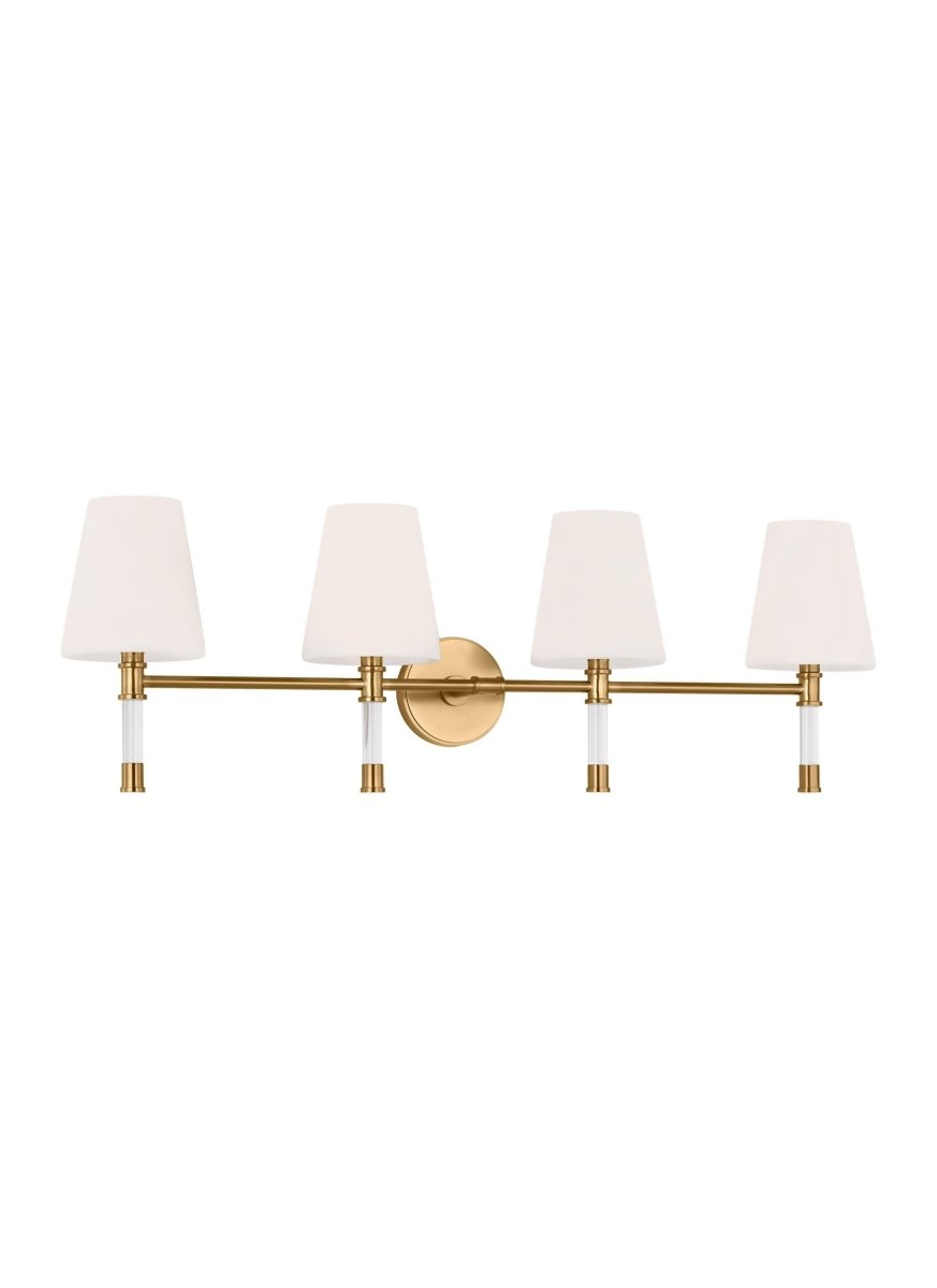 Luminaire de vanité Hanover - Nickel poli 34 1/8" by Visual Comfort Studio | Luminaires & cie