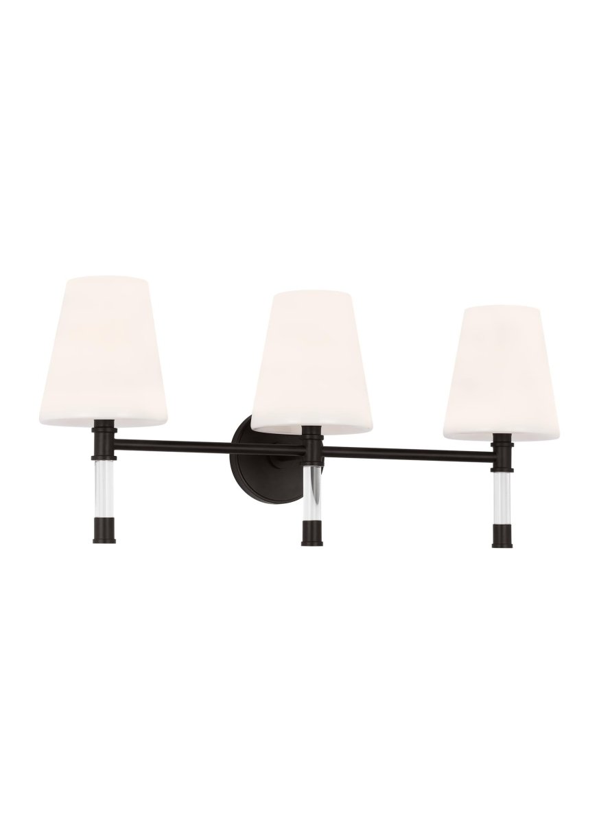 Luminaire de vanité Hanover - Nickel poli 34 1/8" by Visual Comfort Studio | Luminaires & cie