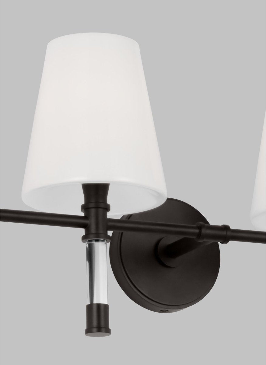 Luminaire de vanité Hanover - Nickel poli 34 1/8" by Visual Comfort Studio | Luminaires & cie