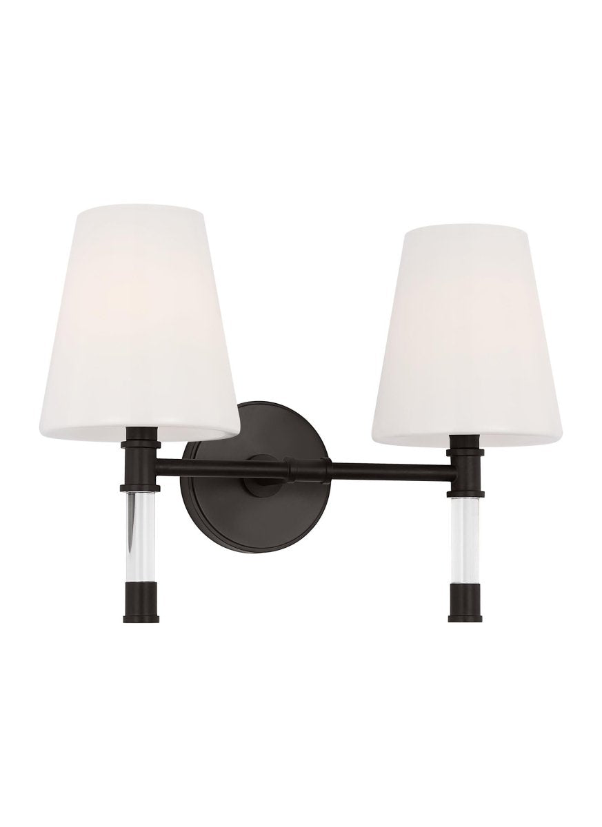 Luminaire de vanité Hanover - Nickel poli 34 1/8" by Visual Comfort Studio | Luminaires & cie