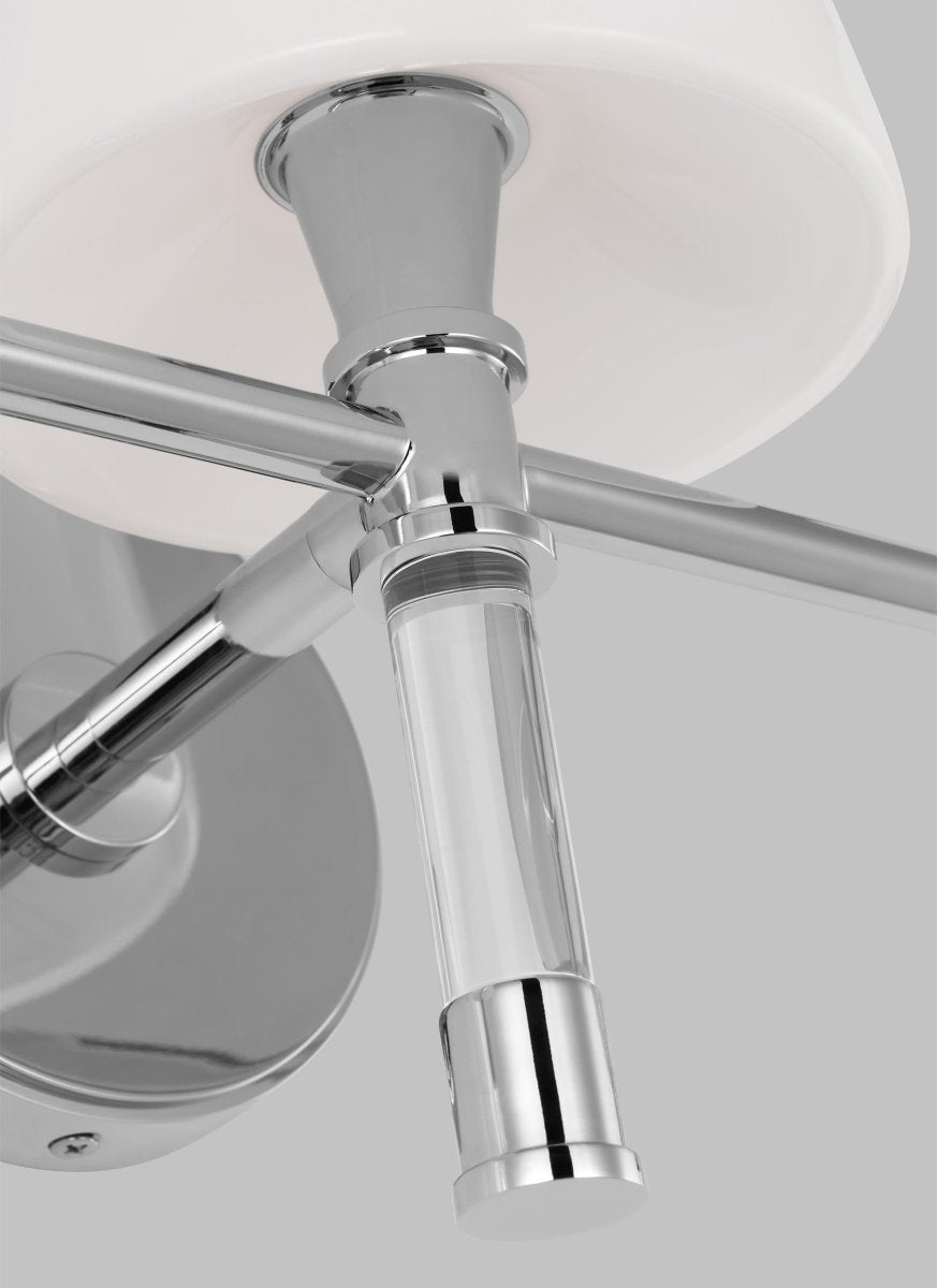 Luminaire de vanité Hanover - Nickel poli 34 1/8" by Visual Comfort Studio | Luminaires & cie