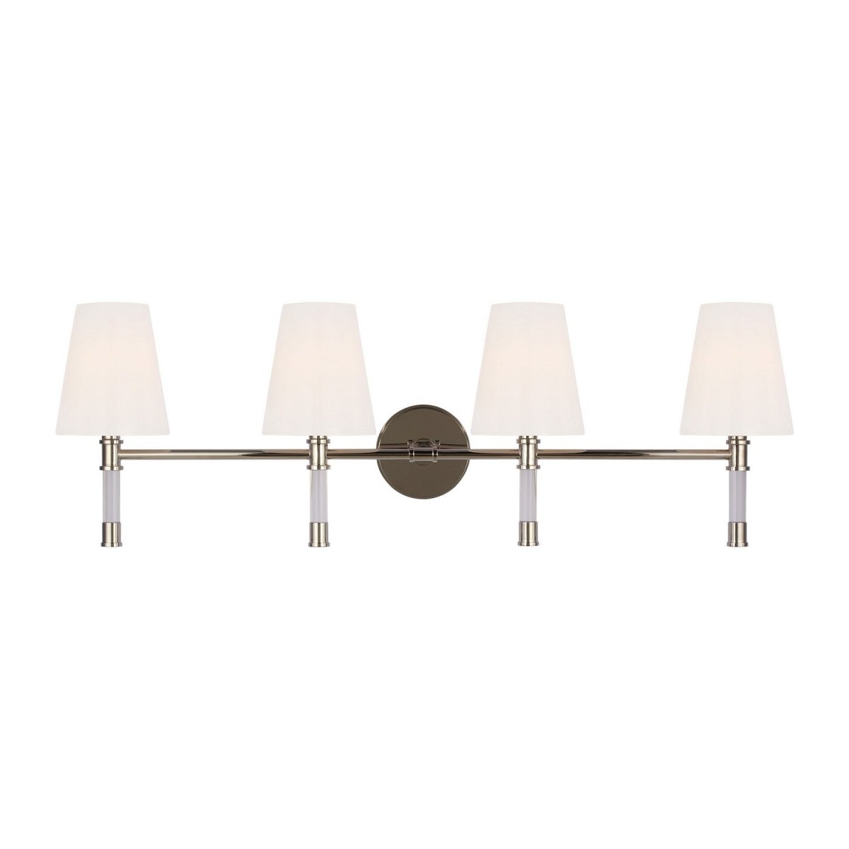 Luminaire de vanité Hanover - Nickel poli 34 1/8" by Visual Comfort Studio | Luminaires & cie