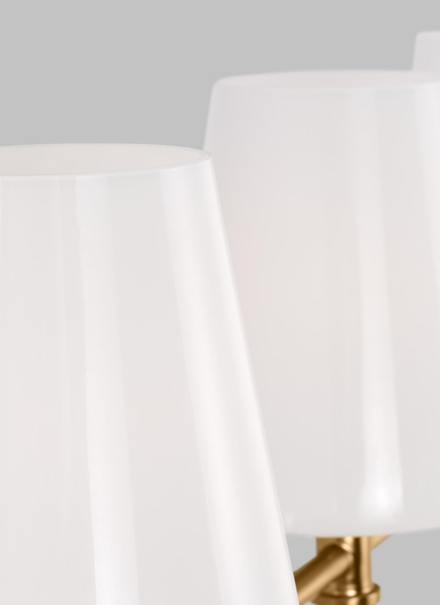 Luminaire de vanité Hanover - Nickel poli 34 1/8" by Visual Comfort Studio | Luminaires & cie