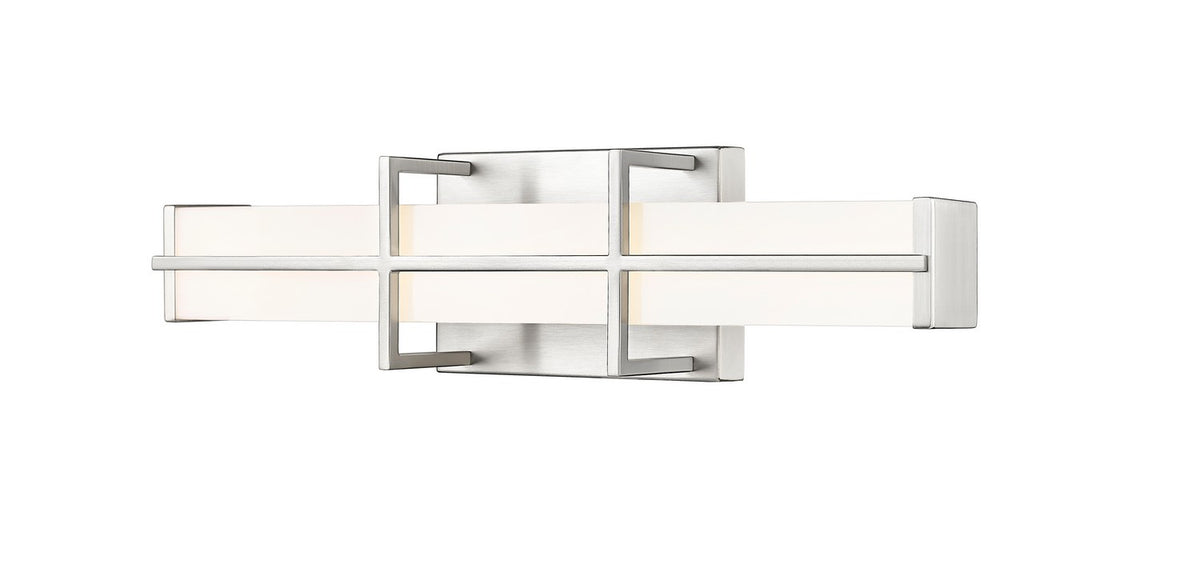 Barre d'éclairage de salle de bain Harrison Nickel brossé, 18" – Z-Lite