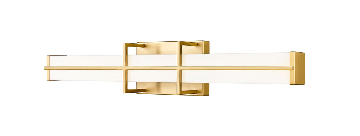 Barre d'éclairage de salle de bain Harrison Or moderne, 25" – Z-Lite