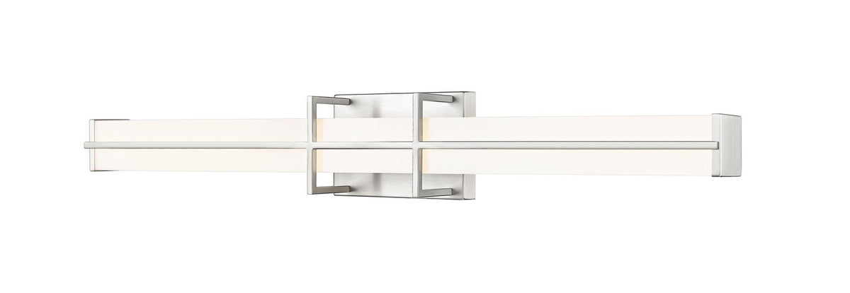 Barre d'éclairage de salle de bain Harrison Nickel brossé, 32" – Z-Lite