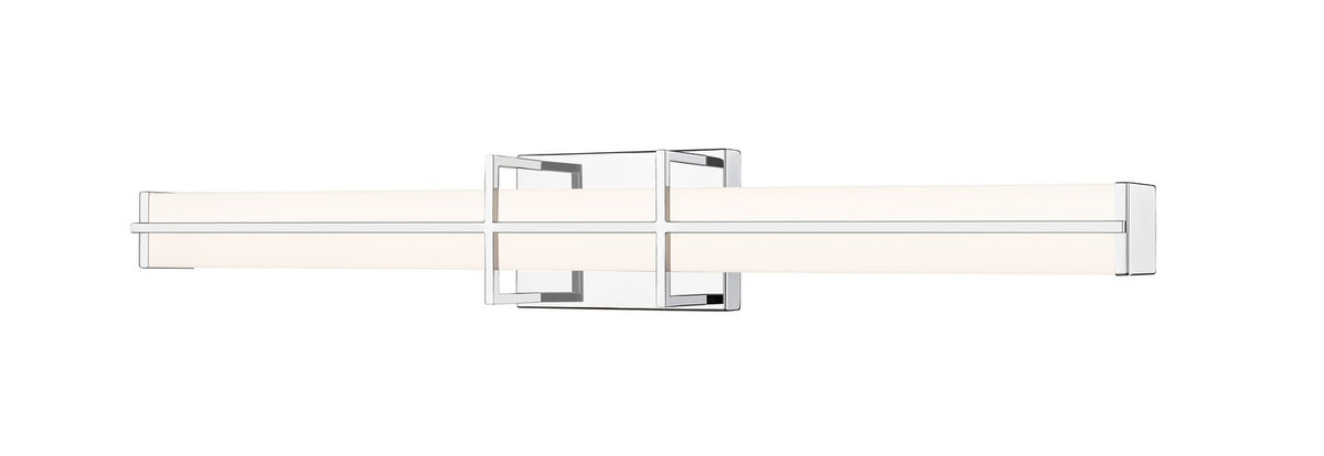 Barre d'éclairage de salle de bain Harrison Chrome, 32" – Z-Lite