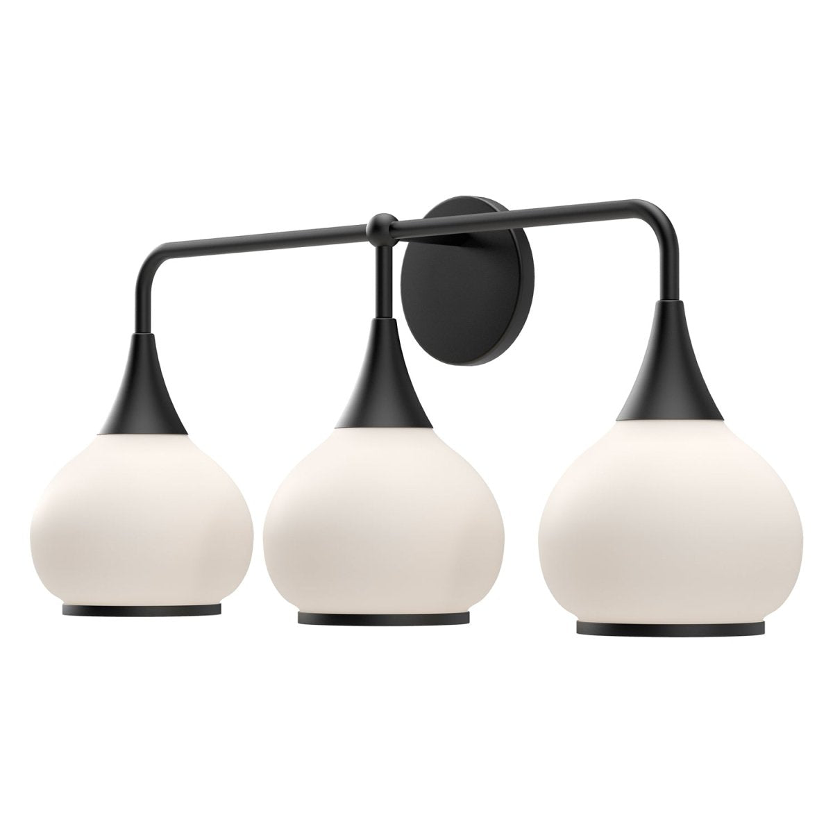 Luminaire de vanité Hazel - Verre mate mat / opale mate 26 3/4" by Alora Lighting | Luminaires & cie