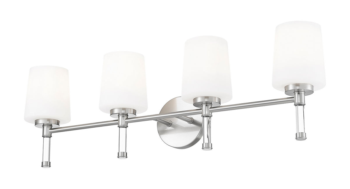 Luminaire de vanité Henri Nickel brossé, 32" – vue 4
