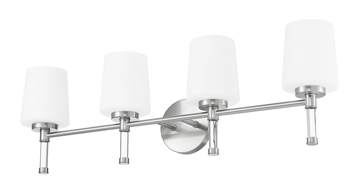 Luminaire de vanité Henri Nickel brossé, 32" – vue 6