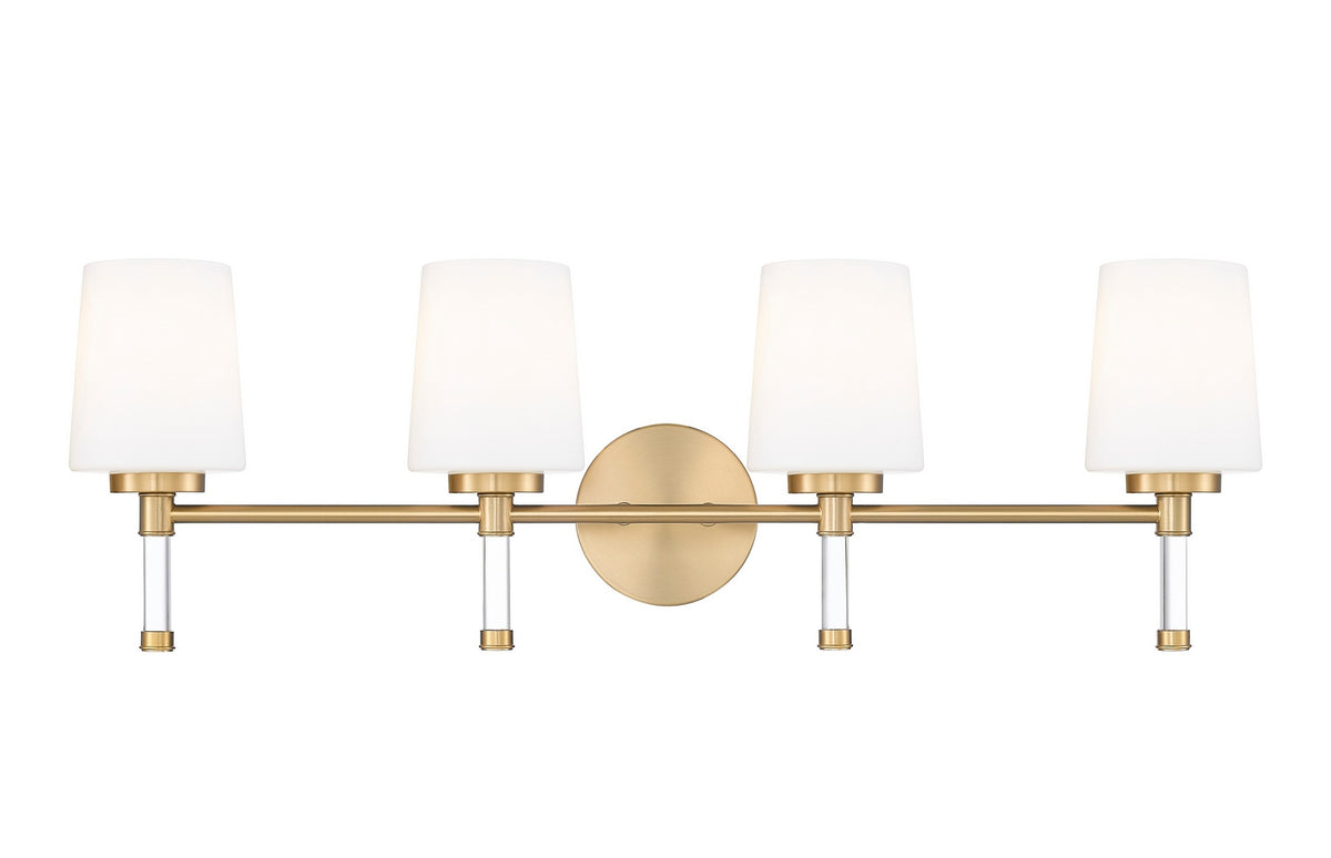 Luminaire de vanité Henri Or moderne, 32" – vue 4