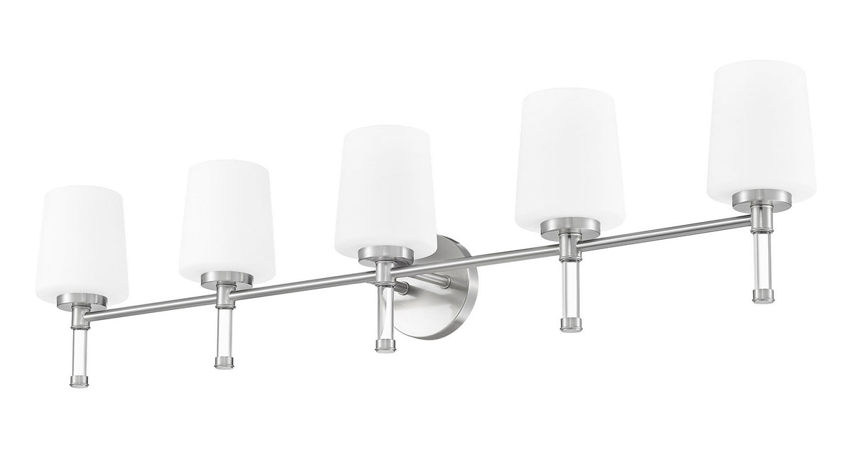 Luminaire de vanité Henri Nickel brossé, 42" – vue 3