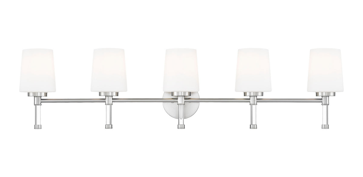 Luminaire de vanité Henri Nickel brossé, 42" – vue 4