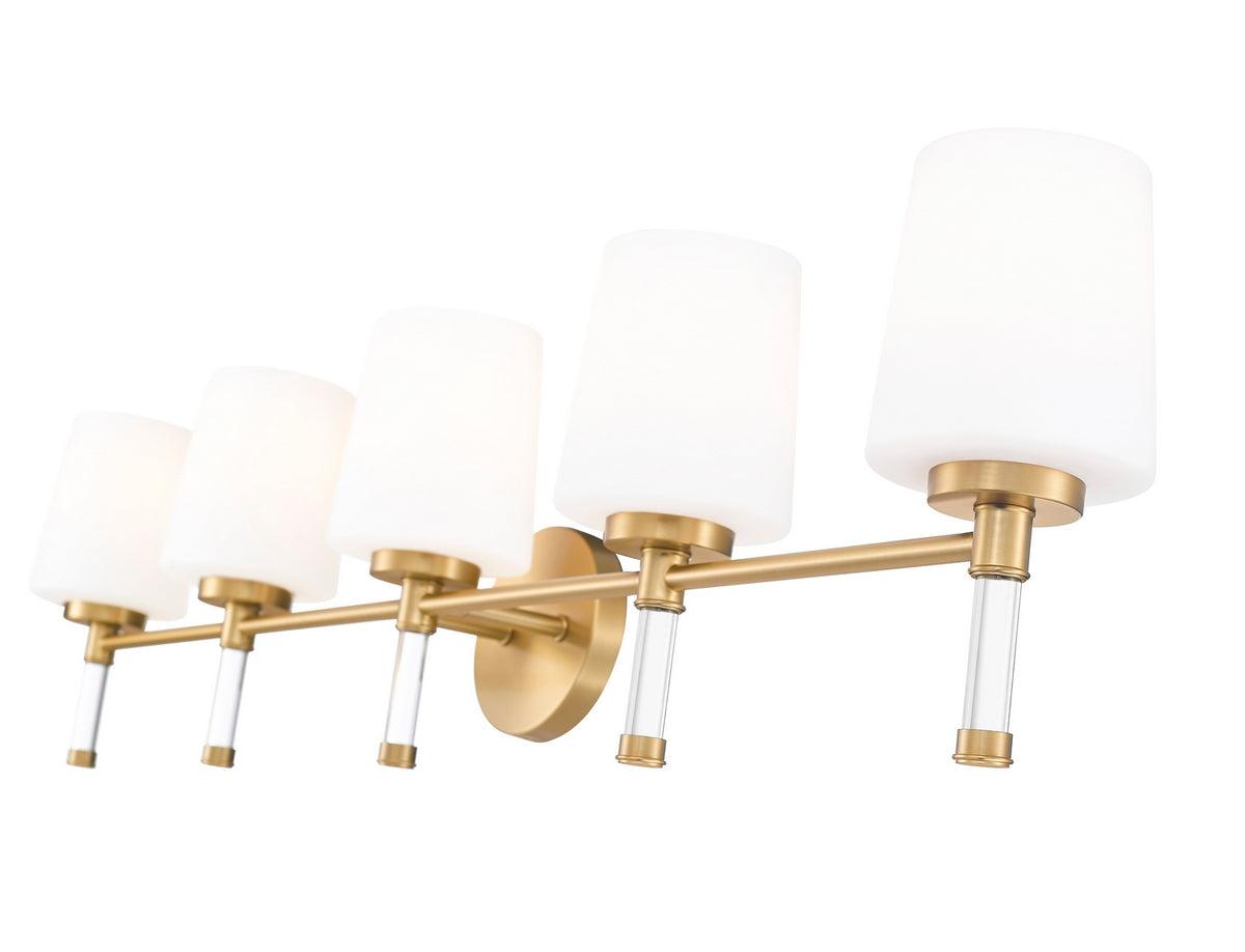 Luminaire de vanité Henri Or moderne, 42" – vue 6