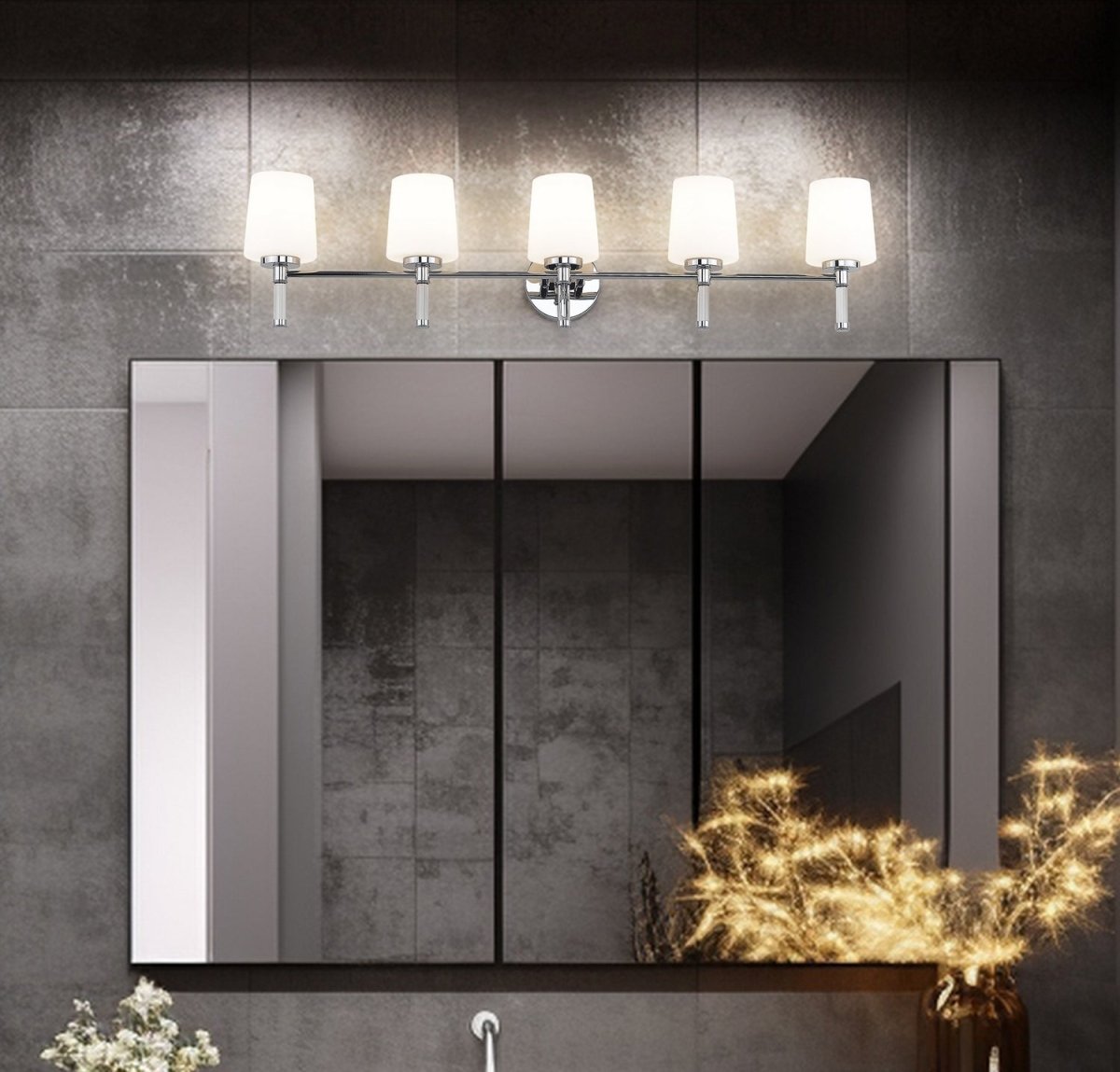 Luminaire de vanité Henri - Or moderne 42" by Z-Lite | Luminaires & cie