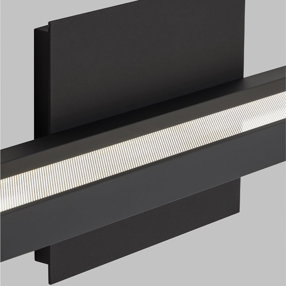 Luminaire de vanité horizontal Banda - Chrome 36" by Tech Lighting | Luminaires & cie