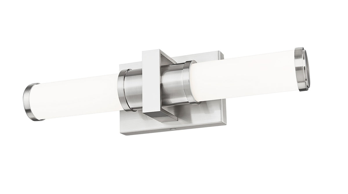 Barre d'éclairage de salle de bain Idris Nickel brossé, 18 1/2" – vue 2