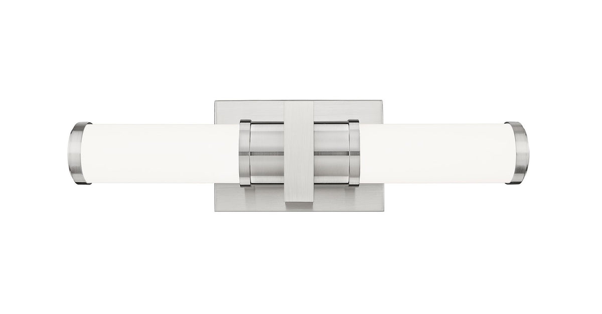 Barre d'éclairage de salle de bain Idris Nickel brossé, 18 1/2" – vue 3