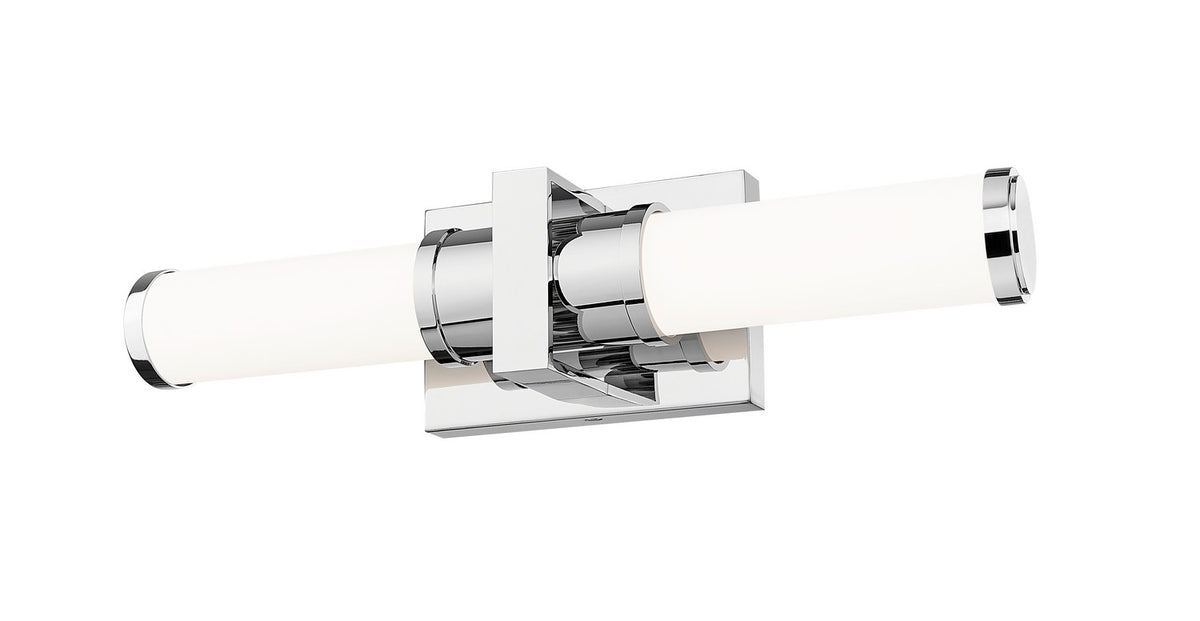 Barre d'éclairage de salle de bain Idris Chrome, 18 1/2" – vue 2