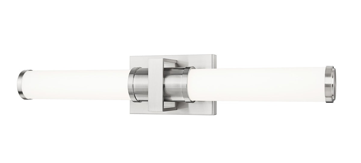 Barre d'éclairage de salle de bain Idris Nickel brossé, 25 1/2" – Z-Lite
