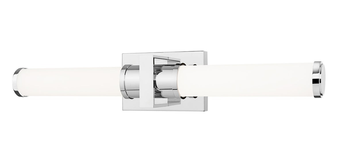 Barre d'éclairage de salle de bain Idris Chrome, 25 1/2" – Z-Lite