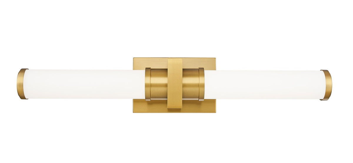 Barre d'éclairage de salle de bain Idris Or moderne, 25 1/2" – vue 3