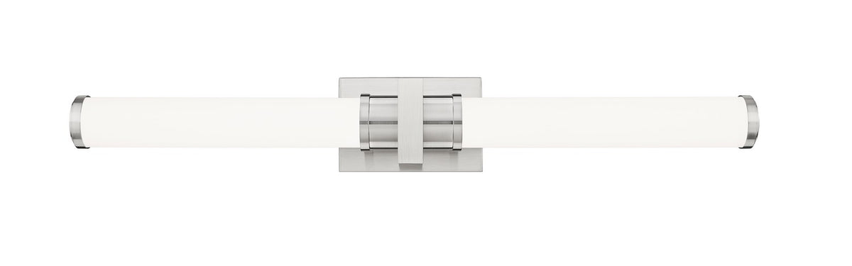 Barre d'éclairage de salle de bain Idris Nickel brossé, 32 1/2" – vue 3