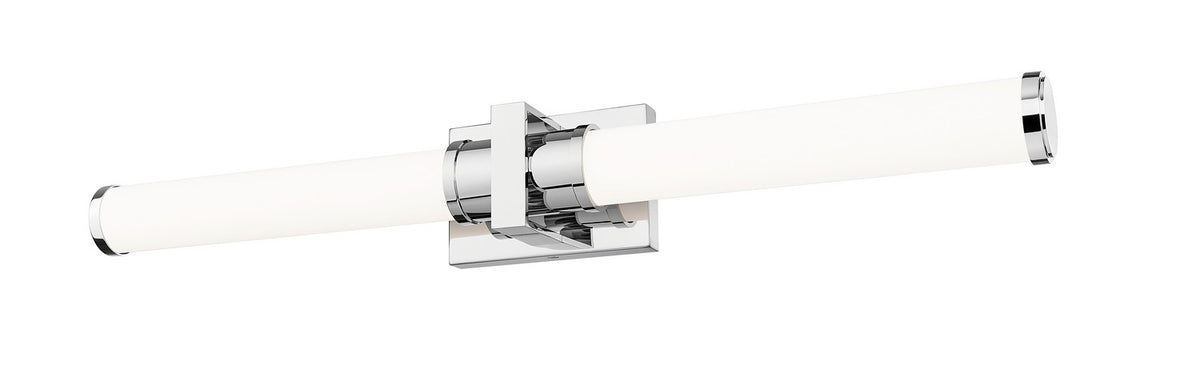 Barre d'éclairage de salle de bain Idris Chrome, 32 1/2" – vue 2