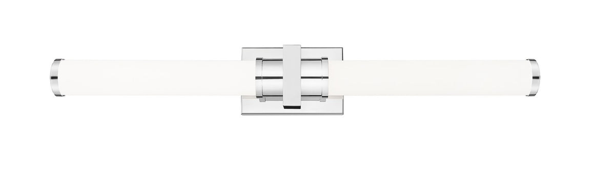 Barre d'éclairage de salle de bain Idris Chrome, 32 1/2" – vue 3