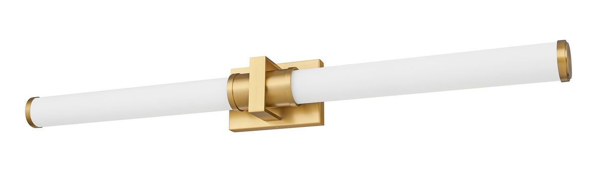 Barre d'éclairage de salle de bain Idris Or moderne, 40 1/2" – vue 4