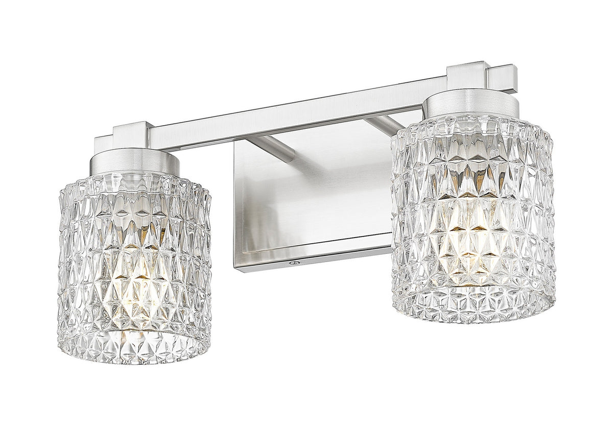 Luminaire de vanité Jacqueline Nickel brossé, 15 3/4" – vue 2