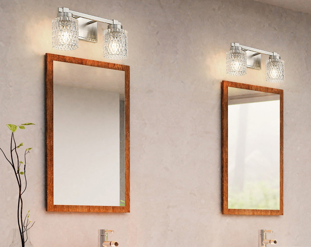Luminaire de vanité Jacqueline Nickel brossé, 15 3/4" – vue 8
