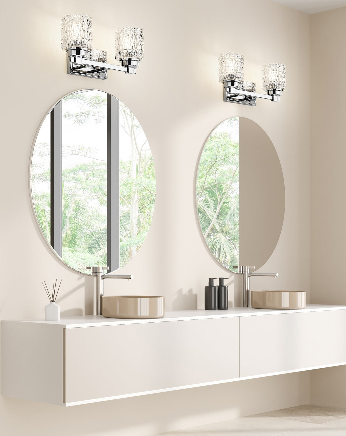 Luminaire de vanité Jacqueline Chrome, 15 3/4" – vue 7