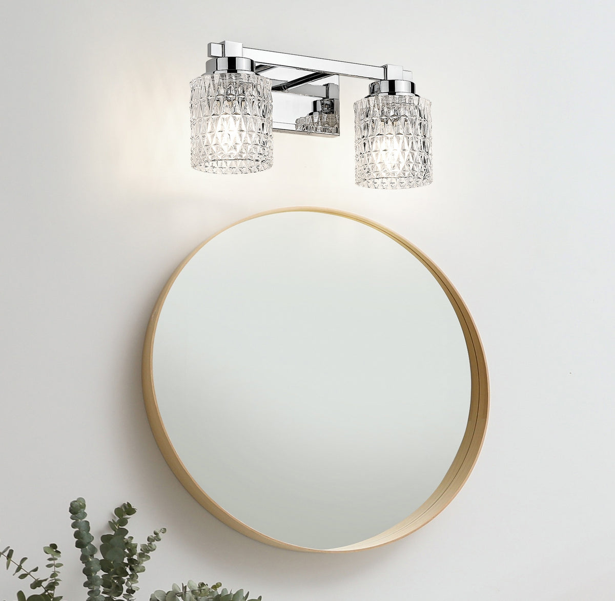 Luminaire de vanité Jacqueline Chrome, 15 3/4" – vue 8