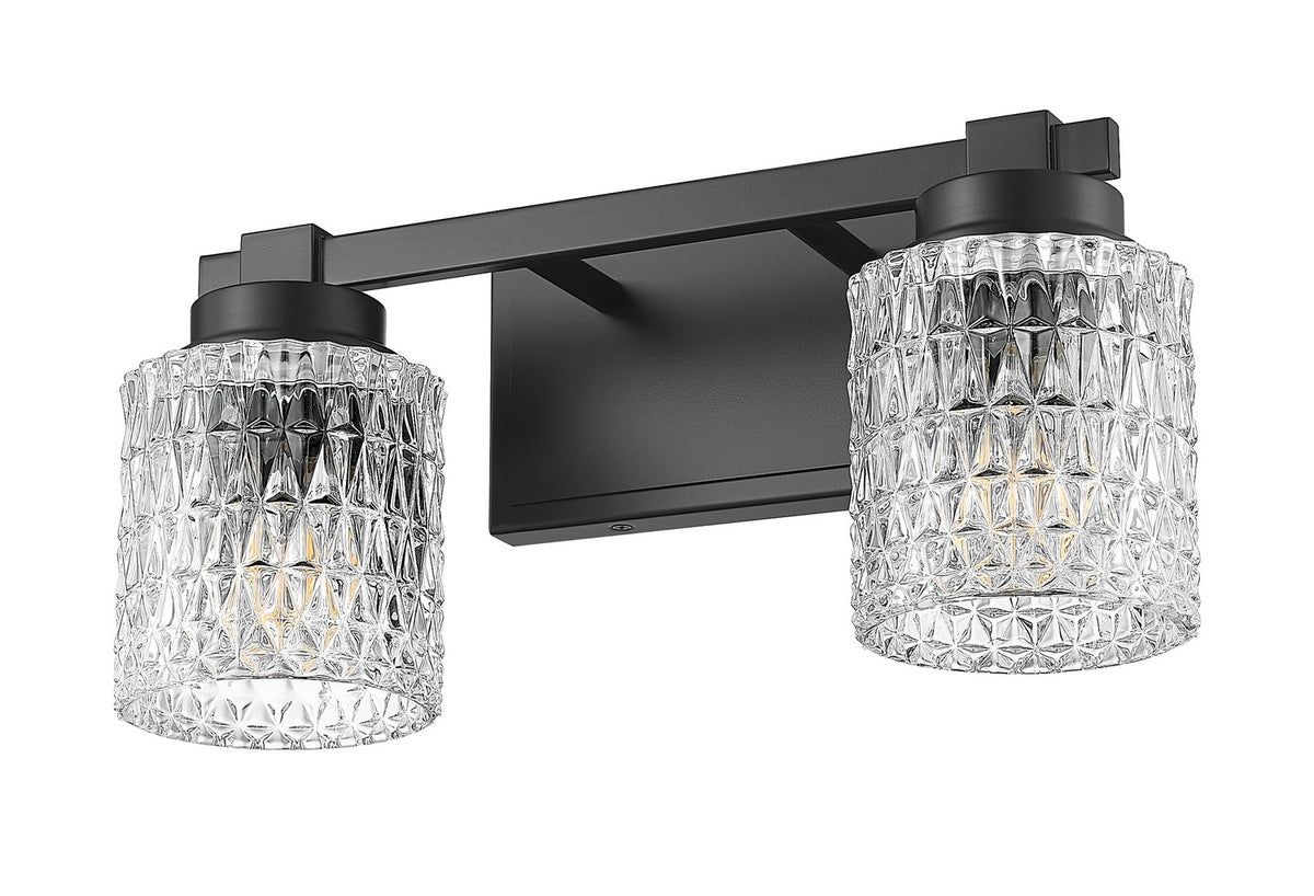 Luminaire de vanité Jacqueline Noir mat, 15 3/4" – vue 4