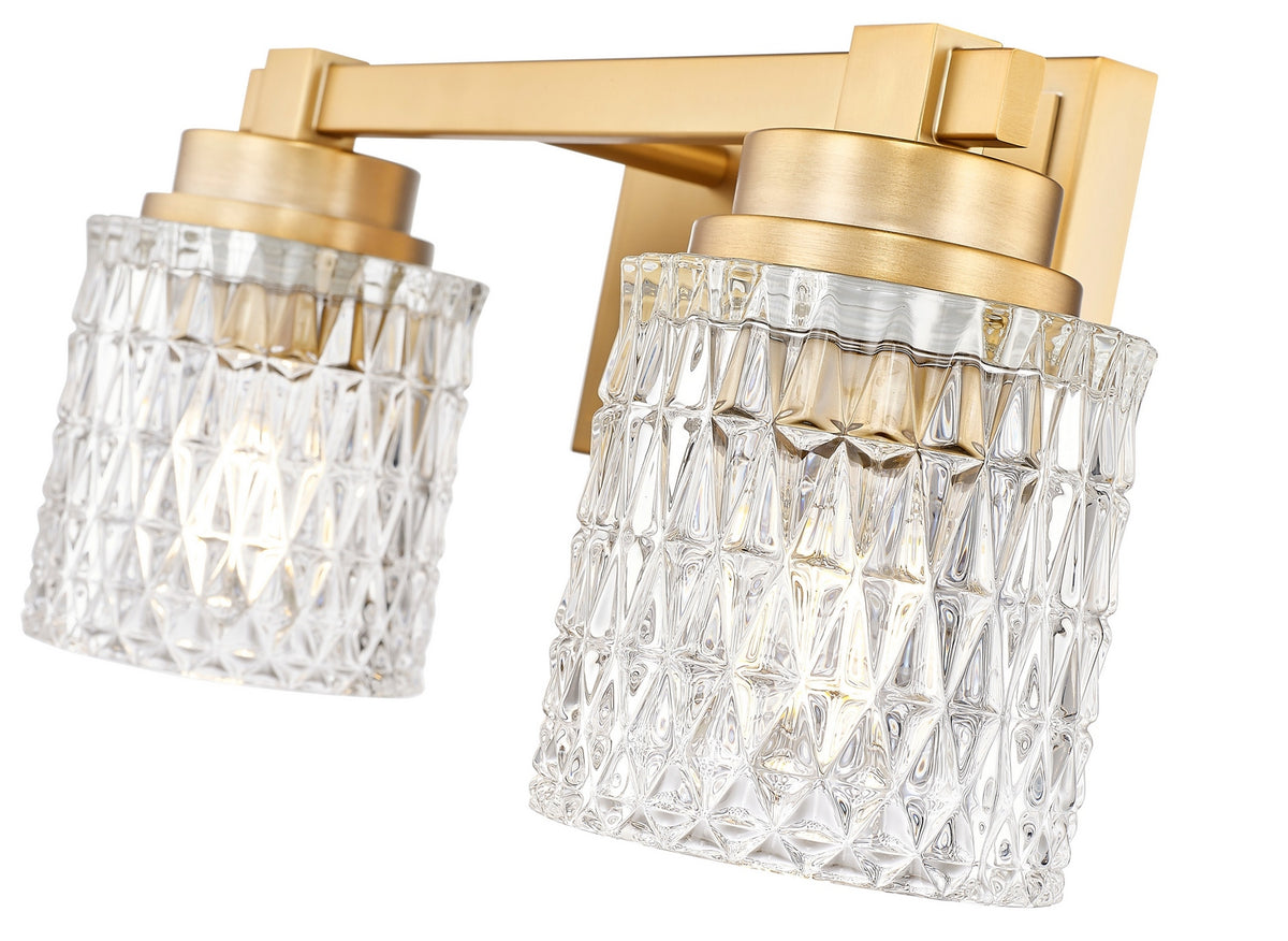 Luminaire de vanité Jacqueline Or moderne, 15 3/4" – vue 4
