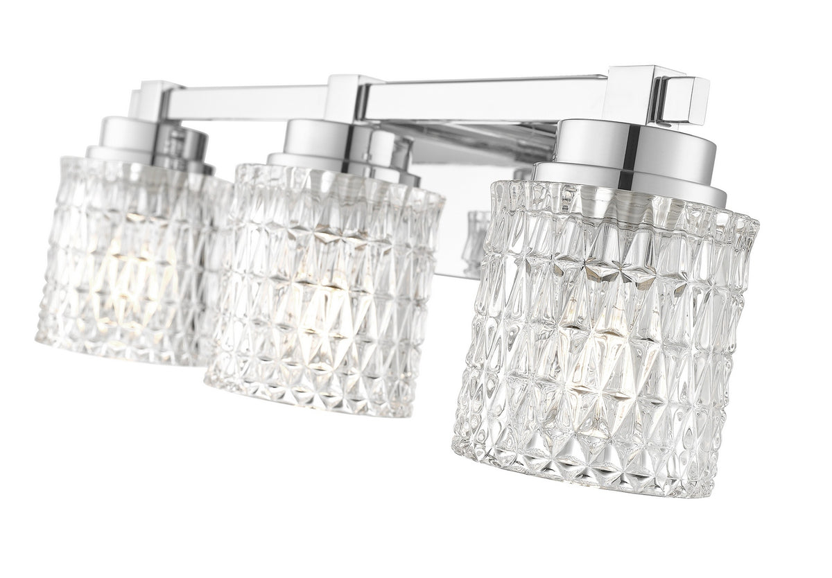 Luminaire de vanité Jacqueline Chrome, 22 3/4" – vue 3