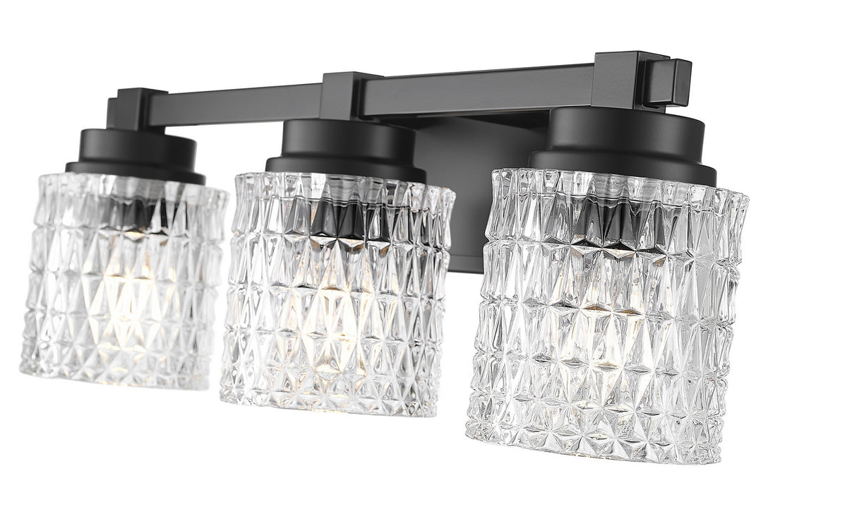 Luminaire de vanité Jacqueline Noir mat, 22 3/4" – vue 3