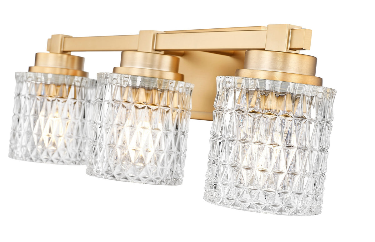 Luminaire de vanité Jacqueline Or moderne, 22 3/4" – vue 3