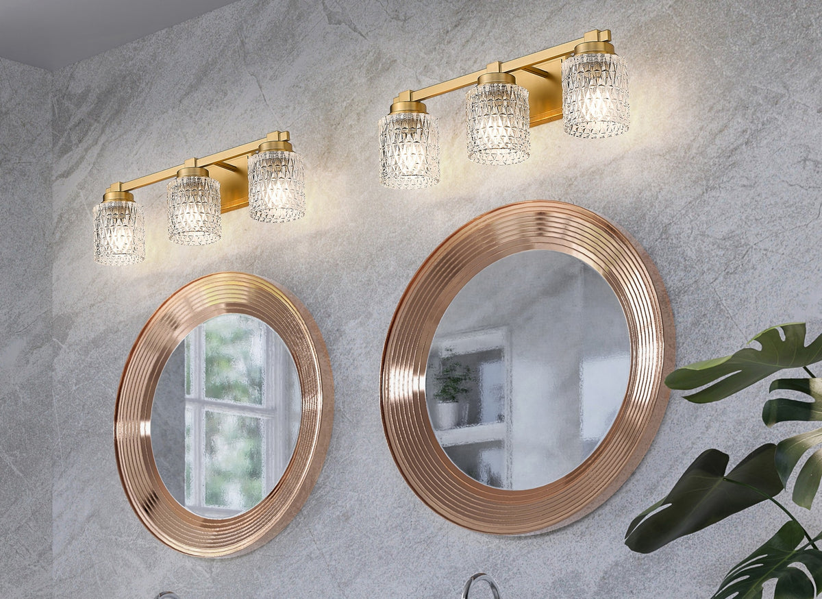 Luminaire de vanité Jacqueline Or moderne, 22 3/4" – vue 8