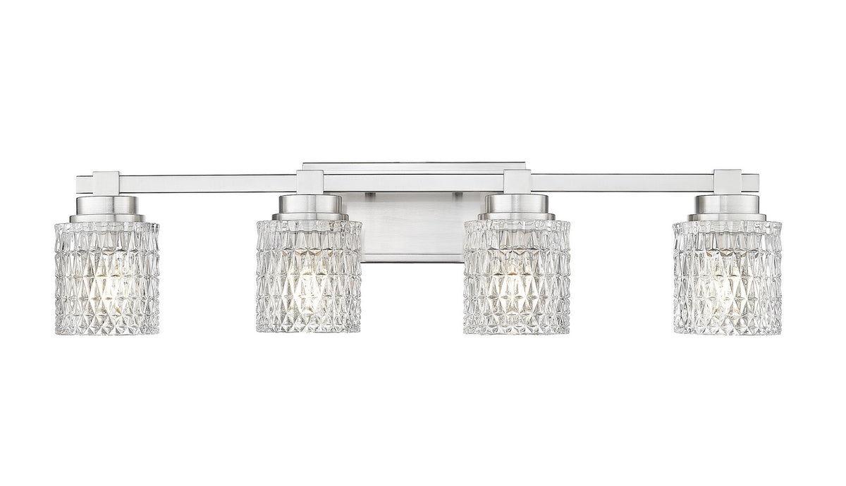 Luminaire de vanité Jacqueline Nickel brossé, 31 1/2" – vue 2